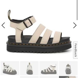Brand new Dr. Marten Blaire Platform Sandal. Color: Beige, women’s size 7